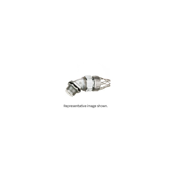 Leviton Liquid Tight Grip, 45 Degree, 3/8 In. - L7931