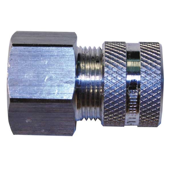Hubbell Wiring Device-Kellems Cord Connector, 1 in., Straight, Gray - FHC1043