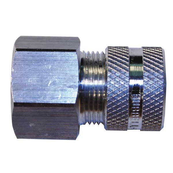 Hubbell Wiring Device-Kellems Cord Connector, 3/4 in., Straight, Brown - FHC1034