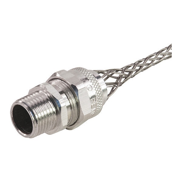 Remke Cord Grip, Alum, 3/4" NPT, .562-.625, Mesh - RSR-2110-E