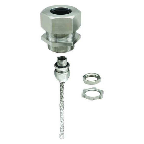Calbrite Strain Relief Cord Grip, 0.50 to 0.63 in. - S40703GRWM