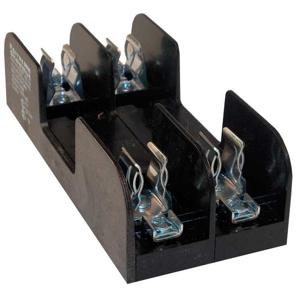 Mersen Open Fuse Block, H; K5 UL Class, 2 Poles, 0 to 30A Amp Range, 600V AC/DC Volt Rating - 60327