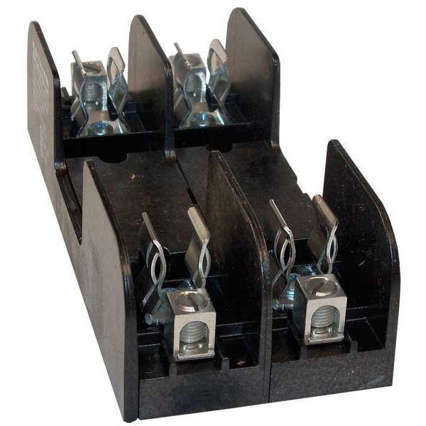 Mersen Open Fuse Block, H; K5 UL Class, 2 Poles, 0 to 30A Amp Range, 600V AC/DC Volt Rating - 60302