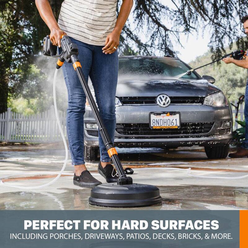 Worx 12 in. 725 PSI Patio Surface Cleaning Attachment for Hydroshot Pressure Washers - WA1800