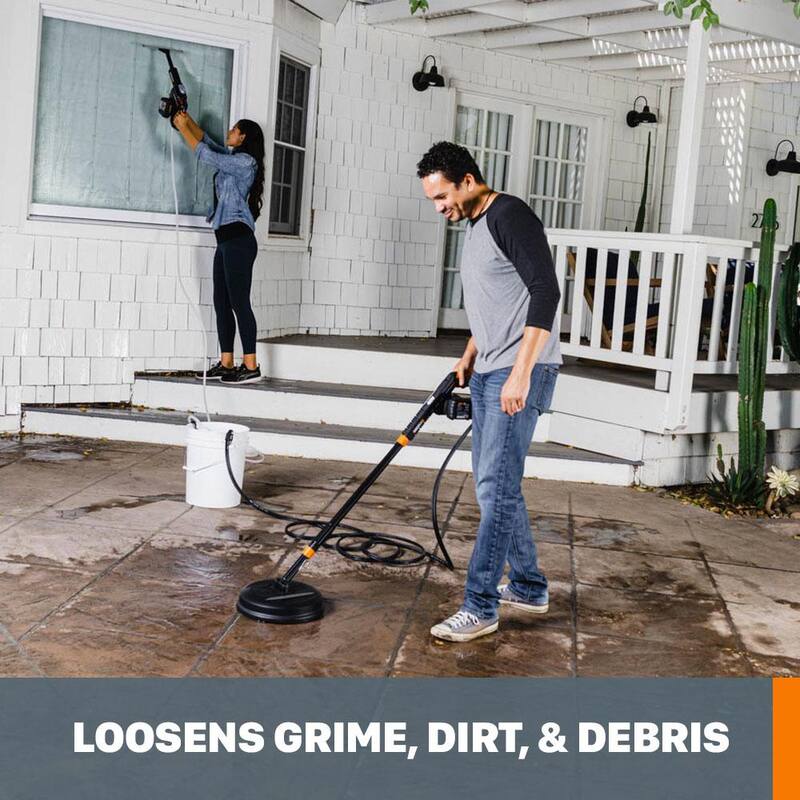 Worx 12 in. 725 PSI Patio Surface Cleaning Attachment for Hydroshot Pressure Washers - WA1800