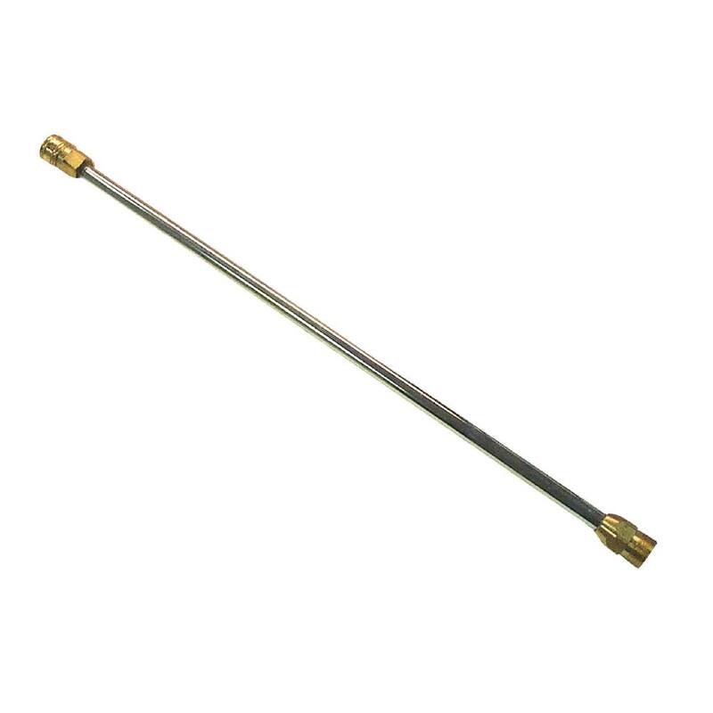Powerplay Max. 5,000 PSI 18 in. Zinc Plated Lance with QC fitting - PWXA005
