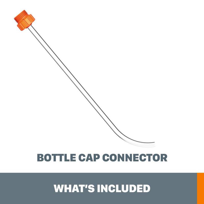 Worx Hydroshot Bottle Cap Connector with Draw Hose - WA4038