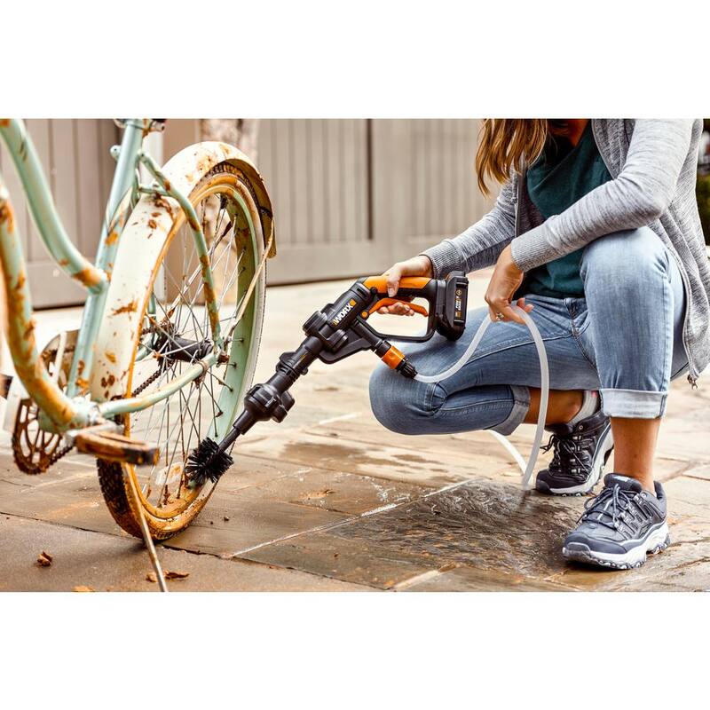 Worx Hydroshot Rotary Cleaning Brush, Quick Snap Connection - WA4042