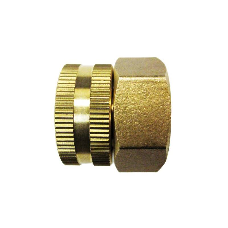 Sun Joe Universal Dual Swivel Brass Double Female Connector, 3/4 in. by 3/4 in. for SPX Series and Others - SPX-BSC