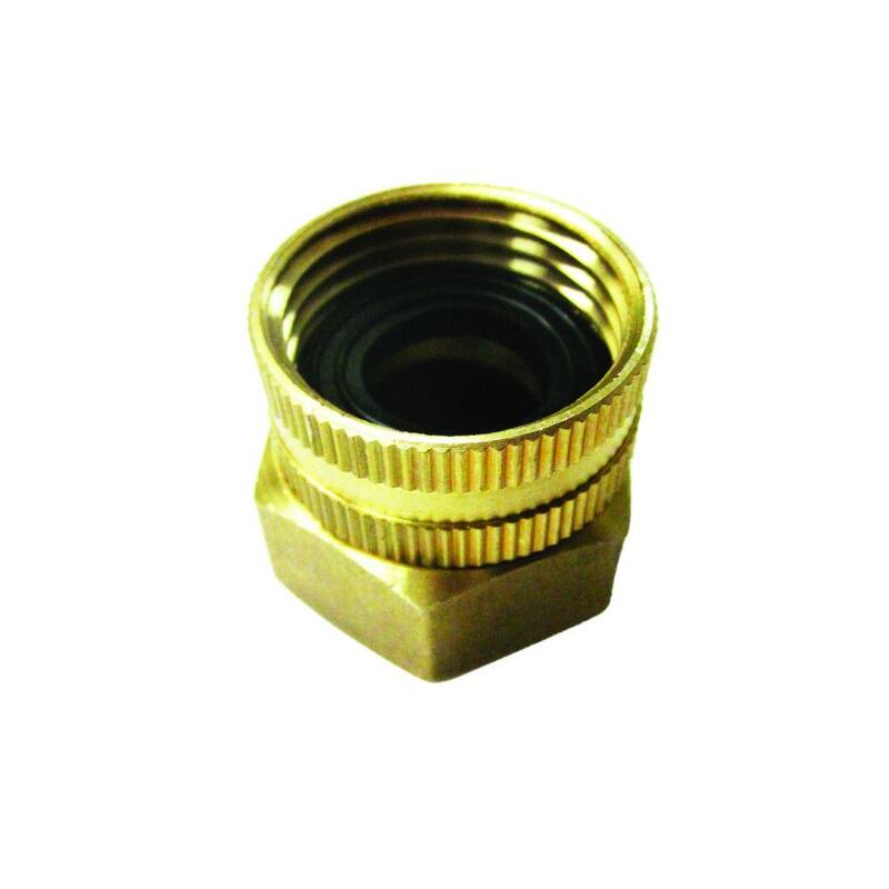 Sun Joe Universal Dual Swivel Brass Double Female Connector, 3/4 in. by 3/4 in. for SPX Series and Others - SPX-BSC
