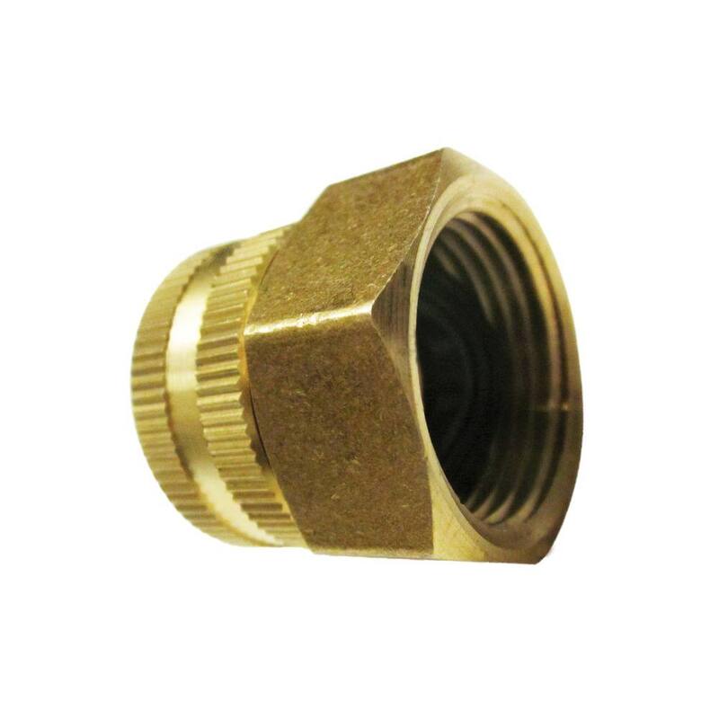Sun Joe Universal Dual Swivel Brass Double Female Connector, 3/4 in. by 3/4 in. for SPX Series and Others - SPX-BSC