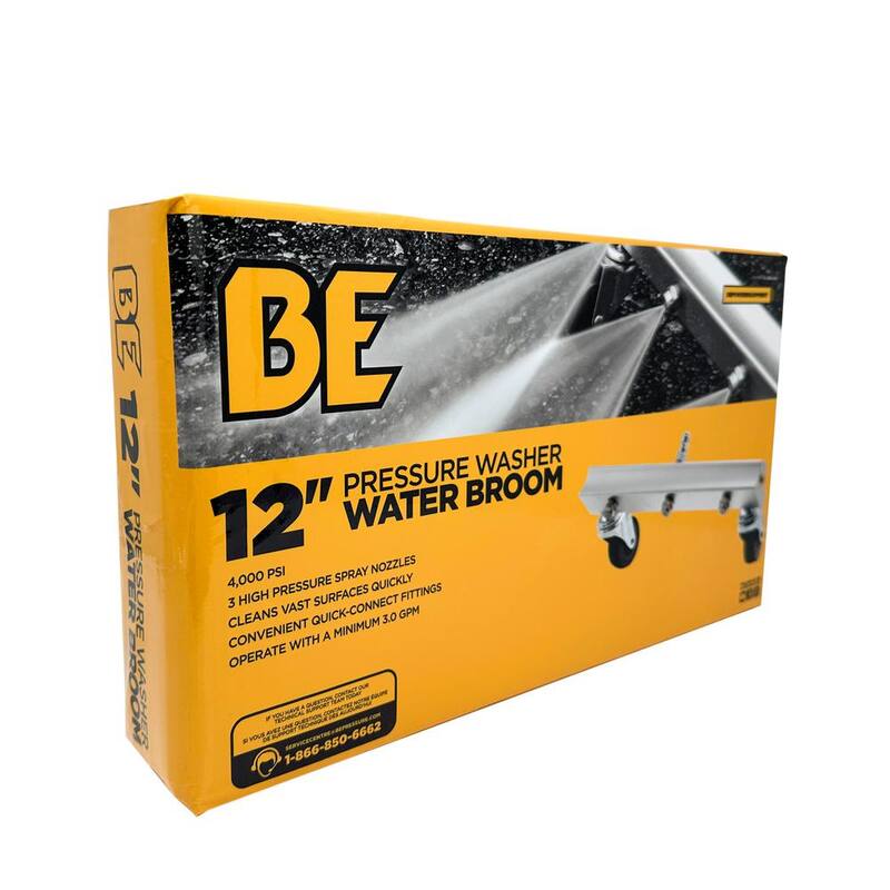 BE POWER EQUIPMENT Pressure Washer 12 in. Water Broom Attachment - 85.400.060