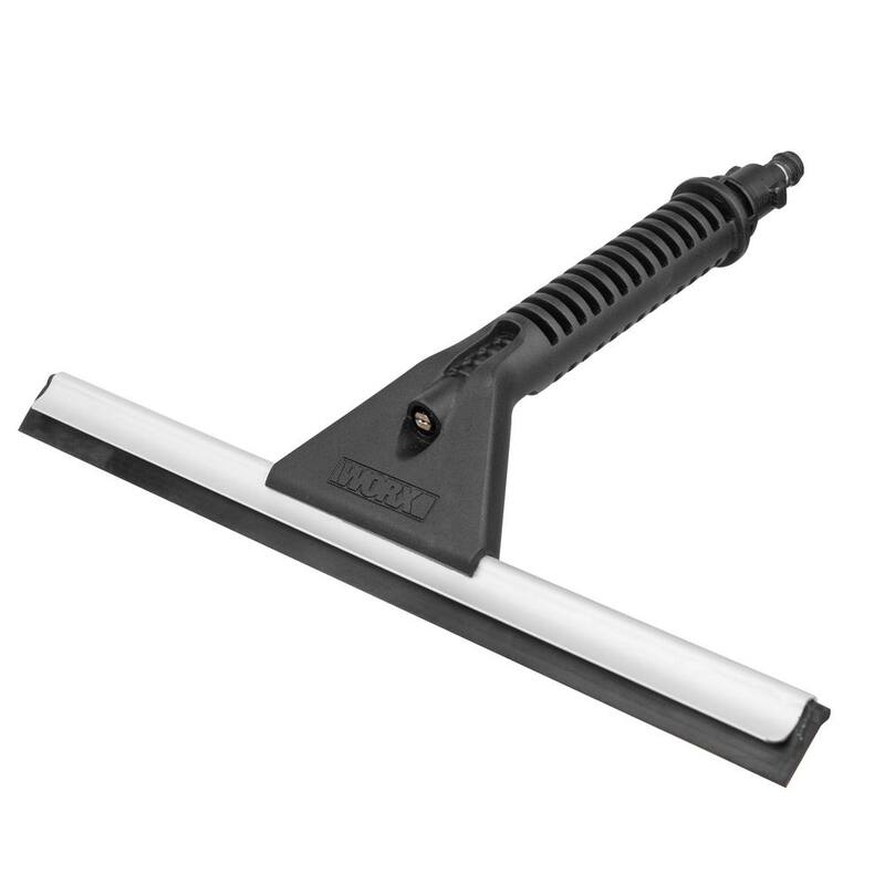 Worx Hydroshot 12 in. Window Squeegee Wiper with Water Sprayer, Quick Snap Connection - WA4050