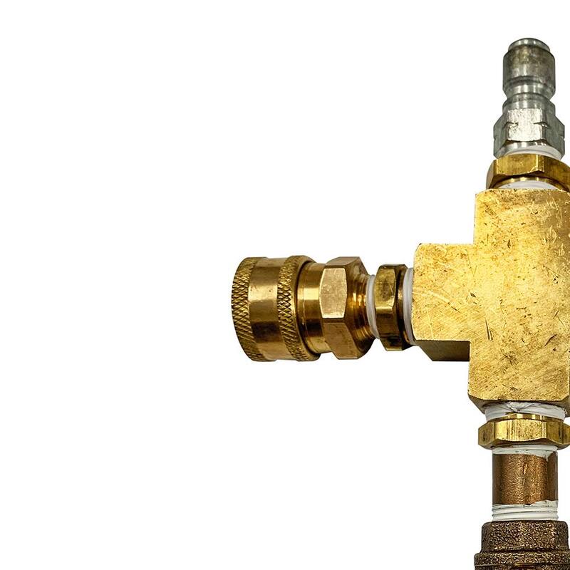 SIMPSON 75 ft. High Pressure Hose, Spray Gun w/ Misting Nozzle & 3-Way Adaptor (3 PC) - 88256