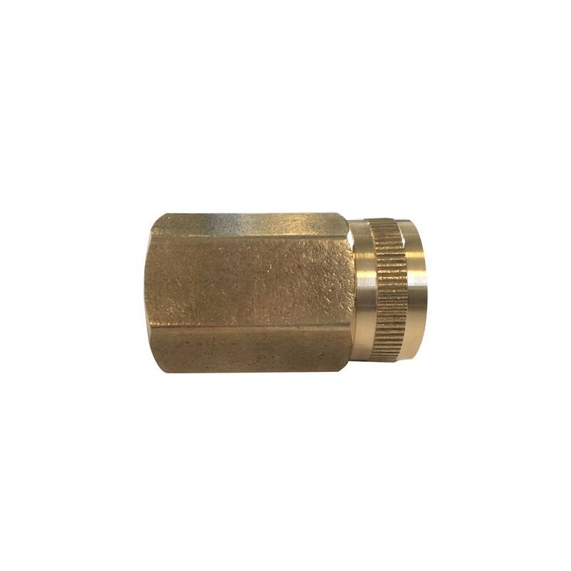 Sun Joe 3/4 in. x 3/4 in. XL 2 in. Dual Swivel Brass Connector fits SPX Pressure Washer Series - SPX-BSCXL