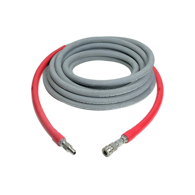 SIMPSON Wrapped Rubber 1/2 in. x 50 ft. Hose Attachment for 10,000 PSI Pressure Washers - 41190