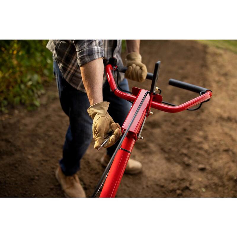 Troy-Bilt Mustang 18 in. 208 cc Gas OHV Engine Rear Tine Garden Tiller with Forward and Counter Rotating Tilling Options - Mustang DDT