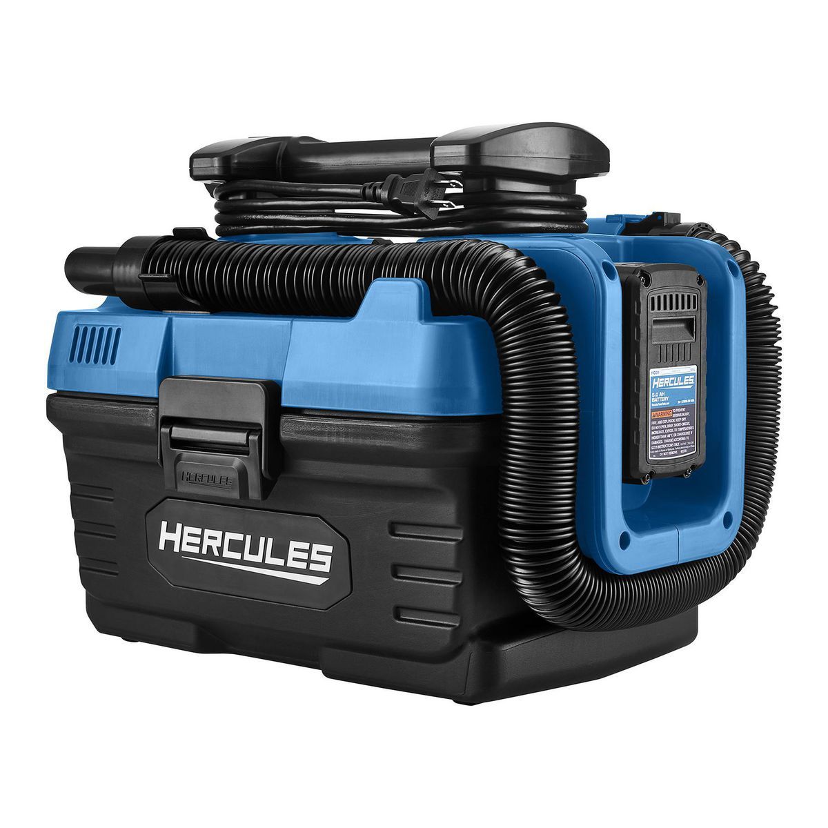 Hércules 20V/120V Dual Power Aspiradora Portátil Húmeda/Seca de 2 Galones - Solo Herramienta - 56789