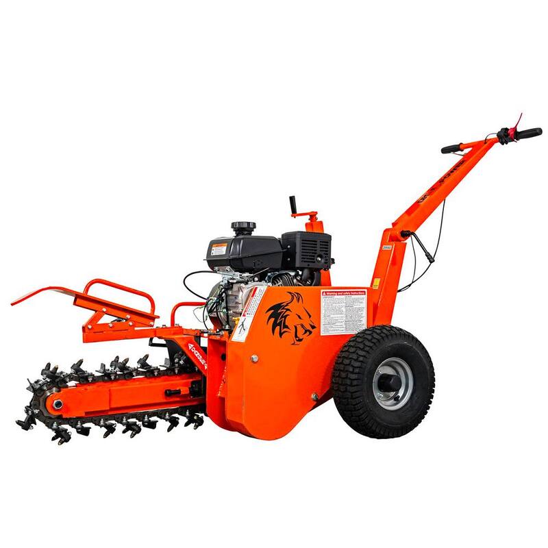 DK2 18 in. 7 HP Gas Powered Kohler Engine Certified Commercial Trencher with 5-Position Depth Adjustment - OPT118