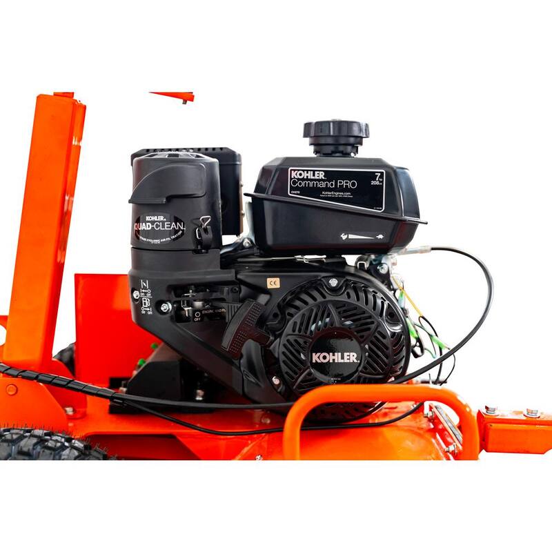 DK2 18 in. 7 HP Gas Powered Kohler Engine Certified Commercial Trencher with 5-Position Depth Adjustment - OPT118