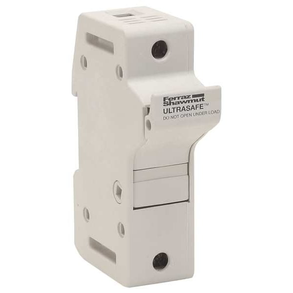 Mersen Finger Safe Fuse Block, J UL Class, 1 Poles, 0 to 30A Amp Range, 600V AC/DC Volt Rating - US3J1