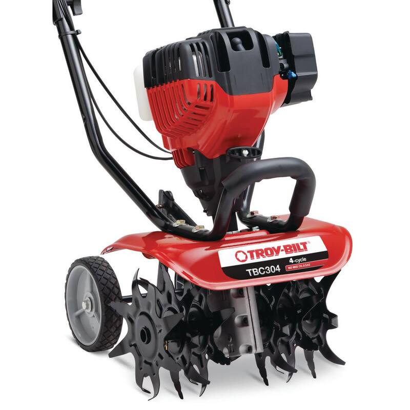 Troy-Bilt TBC304 12 in. 30cc 4-Cycle Gas Cultivator with Adjustable Cultivating Widths - TBC304