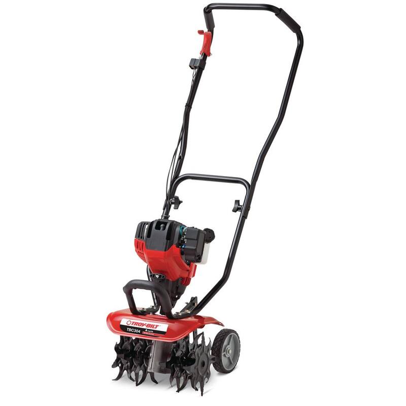 Troy-Bilt TBC304 12 in. 30cc 4-Cycle Gas Cultivator with Adjustable Cultivating Widths - TBC304