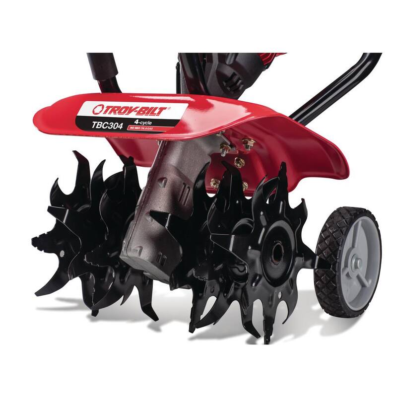 Troy-Bilt TBC304 12 in. 30cc 4-Cycle Gas Cultivator with Adjustable Cultivating Widths - TBC304