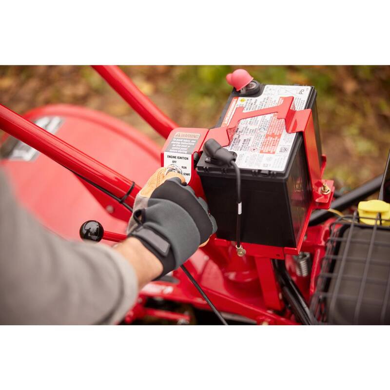 Troy-Bilt Big Red 20 in. 306cc OHV Electric Start Briggs and Stratton Engine Rear Tine Forward Rotating Gas Garden Tiller - Big Red FRT