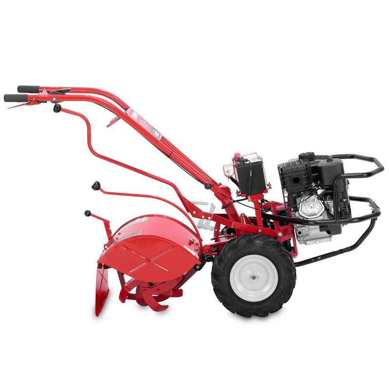 Troy-Bilt Big Red 20 in. 306cc OHV Electric Start Briggs and Stratton Engine Rear Tine Forward Rotating Gas Garden Tiller - Big Red FRT