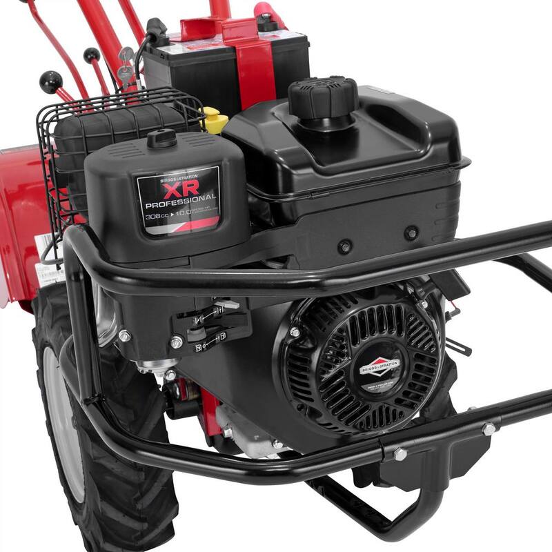 Troy-Bilt Big Red 20 in. 306cc OHV Electric Start Briggs and Stratton Engine Rear Tine Forward Rotating Gas Garden Tiller - Big Red FRT