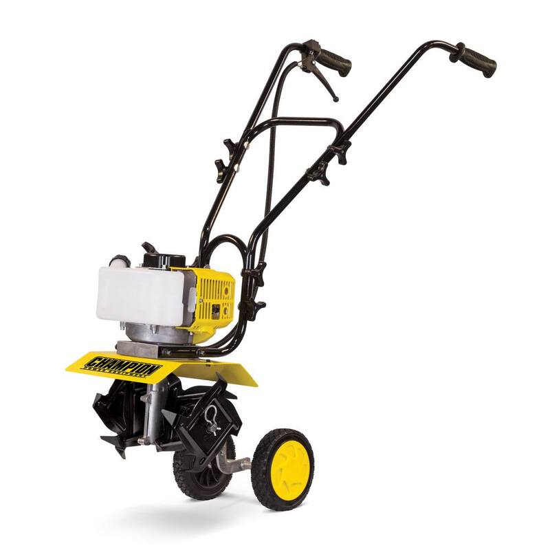 Champion Power Equipment 9.5 in. Portable Gas Garden Tiller Cultivator - 100882