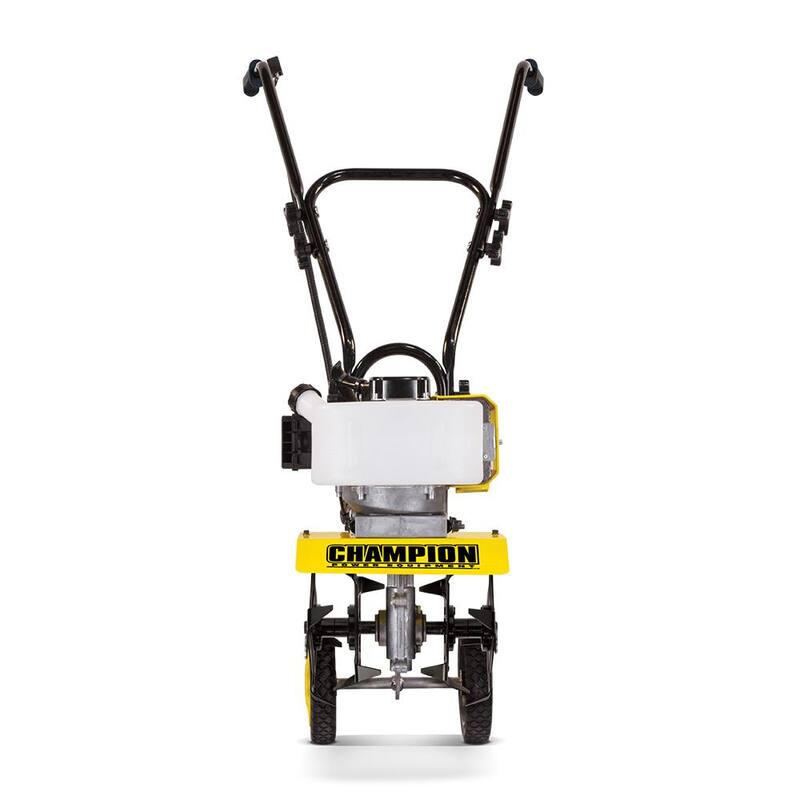Champion Power Equipment 9.5 in. Portable Gas Garden Tiller Cultivator - 100882