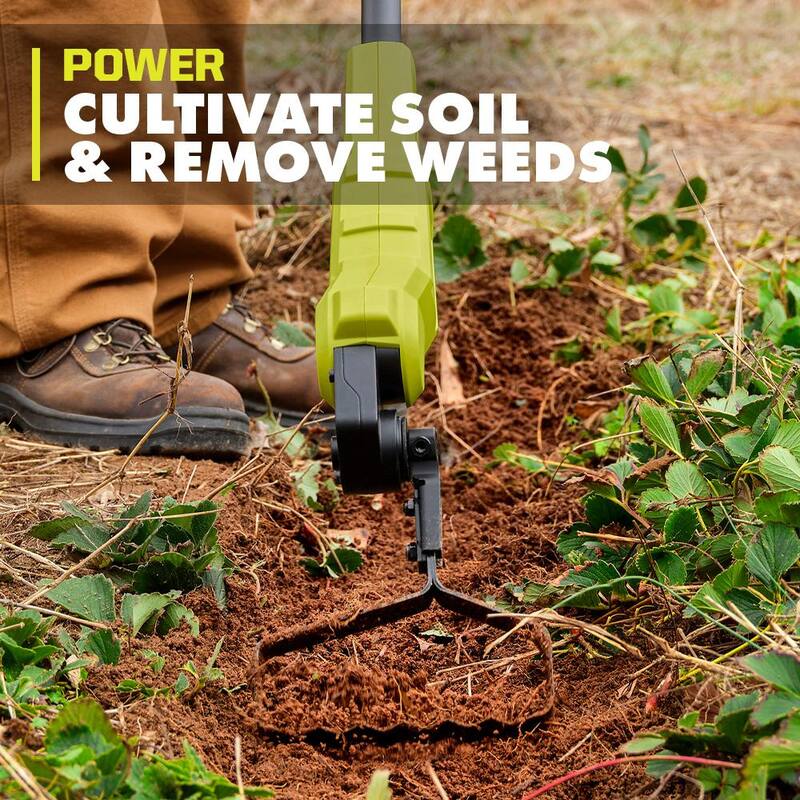 RYOBI ONE+ 18V Cordless Battery Garden Hoe (Tool Only) - P29013BTL