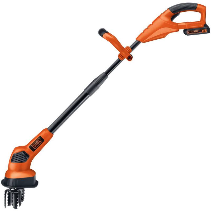 BLACK+DECKER 20V MAX 7 in. Lithium-Ion Cordless Garden Cultivator/Tiller with 1.5Ah Battery and Charger Included - LGC120