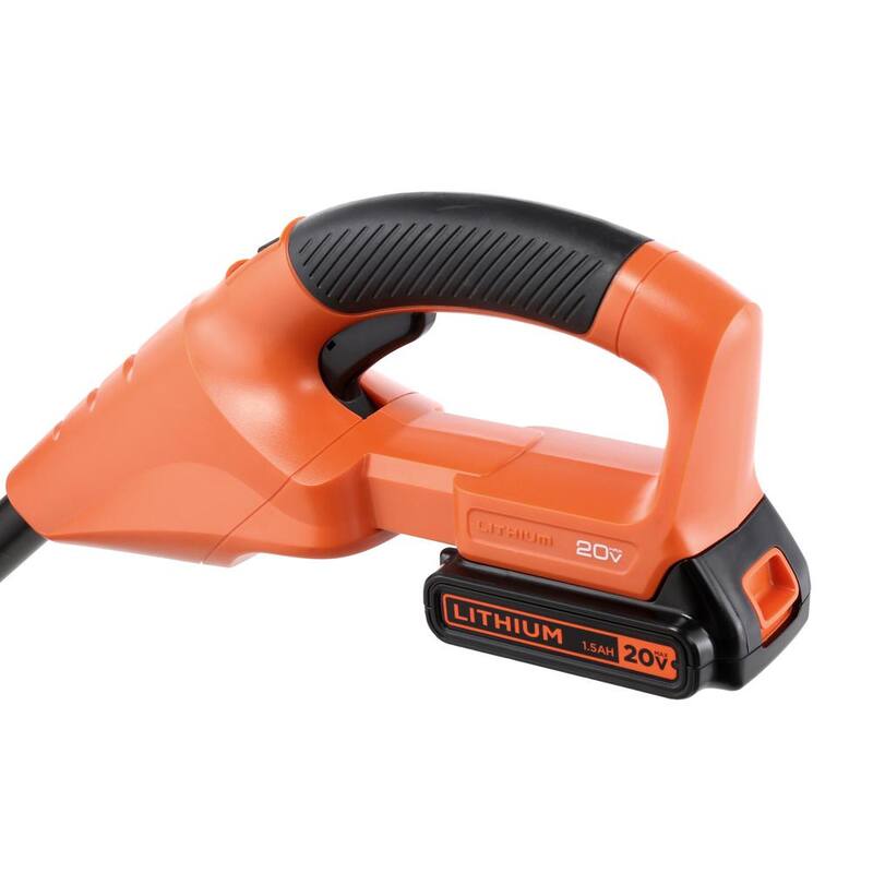 BLACK+DECKER 20V MAX 7 in. Lithium-Ion Cordless Garden Cultivator/Tiller with 1.5Ah Battery and Charger Included - LGC120