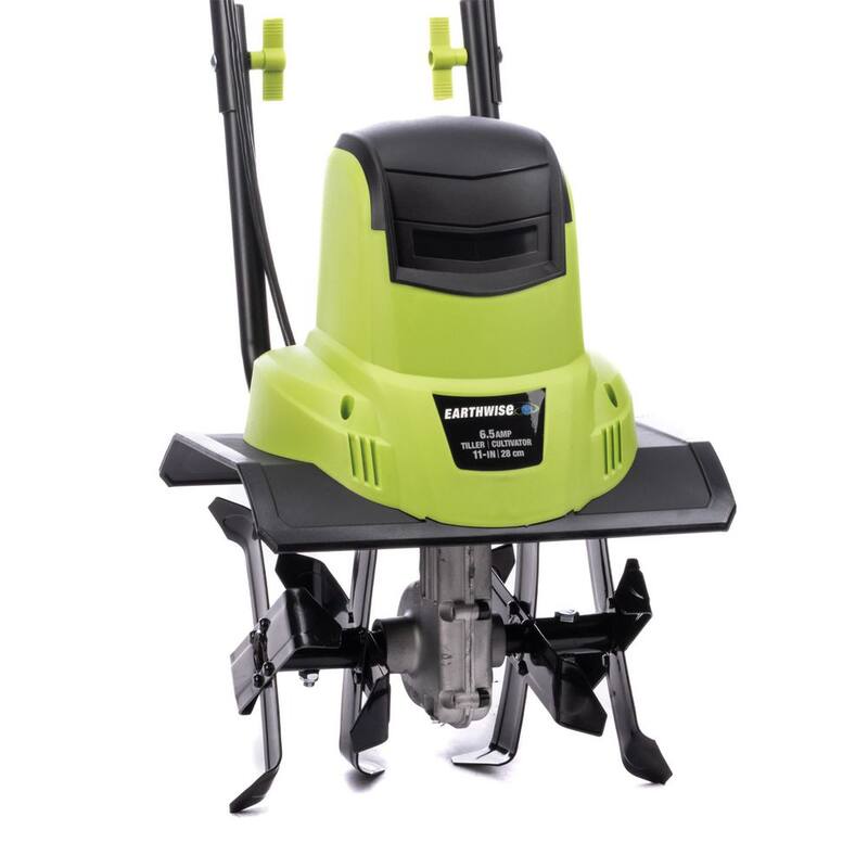 EARTHWISE POWER TOOLS BY ALM 11 in. 6.5 Amp Electric Garden Tiller Cultivator - TC70065EW