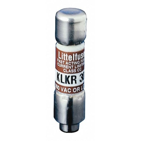 Littelfuse UL Class Fuse, CC Class, KLKR Series, Fast-Acting, 1A, 600V AC, Non-Indicating - KLKR001