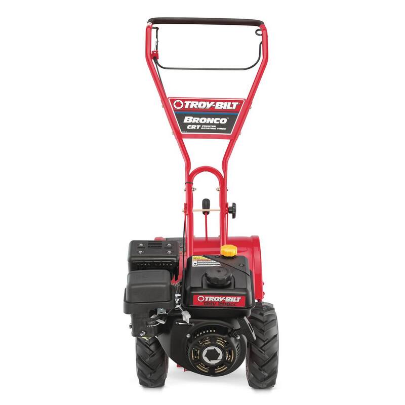 Troy-Bilt Bronco 14 in. 208 cc OHV Engine Rear Tine Counter Rotating Gas Garden Tiller - Bronco CRT