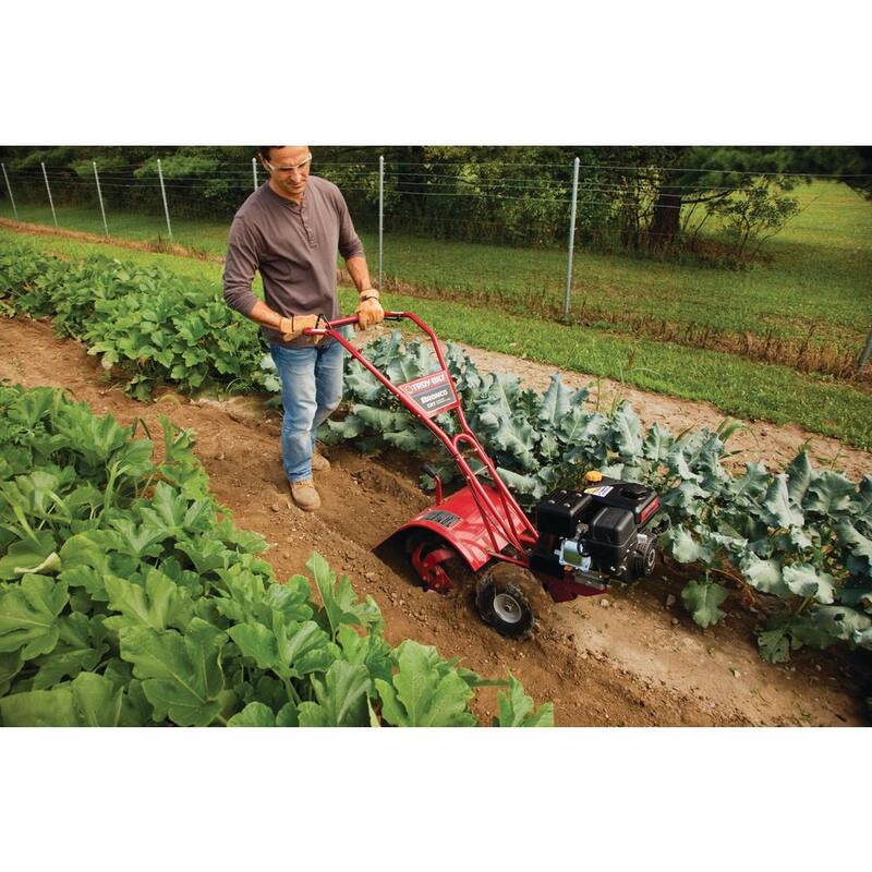 Troy-Bilt Bronco 14 in. 208 cc OHV Engine Rear Tine Counter Rotating Gas Garden Tiller - Bronco CRT