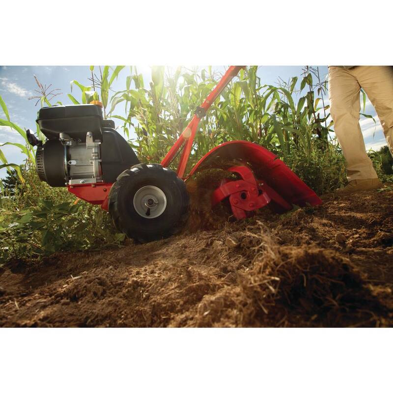 Troy-Bilt Bronco 14 in. 208 cc OHV Engine Rear Tine Counter Rotating Gas Garden Tiller - Bronco CRT