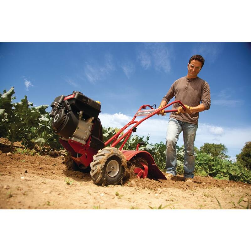 Troy-Bilt Bronco 14 in. 208 cc OHV Engine Rear Tine Counter Rotating Gas Garden Tiller - Bronco CRT
