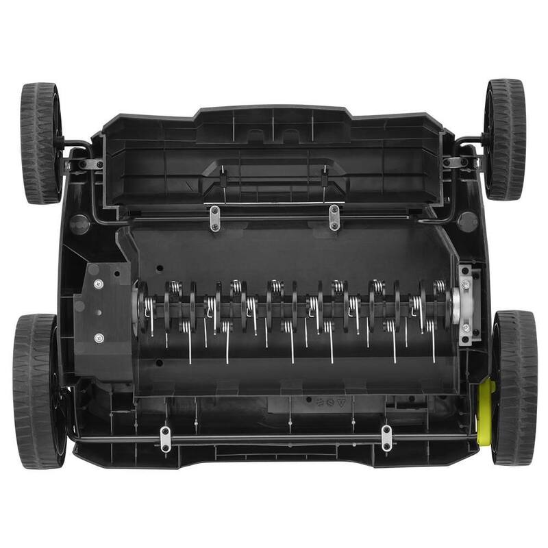 RYOBI ONE+ HP 18-Volt Brushless 14 in. Cordless Battery Cultivator, Seed Spreader, Two 4.0 Ah Batteries and Charger - P2740-SS