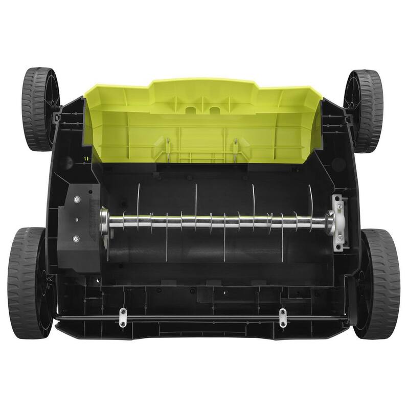 RYOBI ONE+ HP 18-Volt Brushless 14 in. Cordless Battery Cultivator, Seed Spreader, Two 4.0 Ah Batteries and Charger - P2740-SS