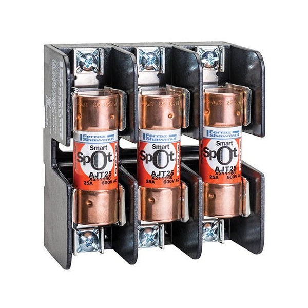 Mersen UL Class Fuse, J Class, AJT Series, Time-Delay, 12A, 600V AC, Indicating - AJT12