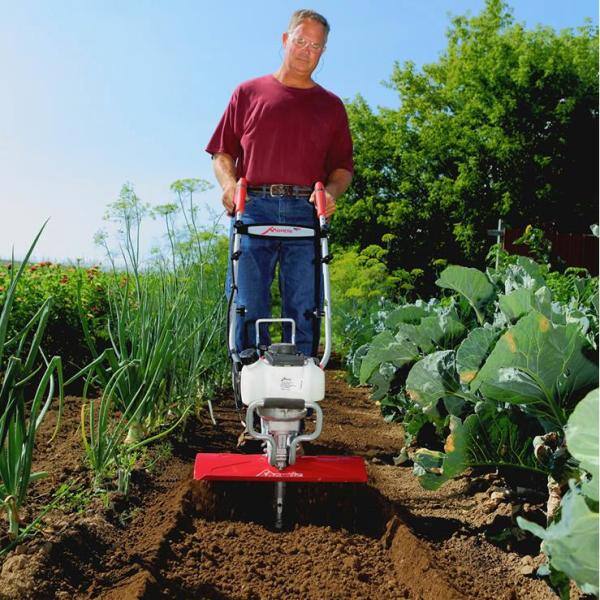 Mantis 35cc 4-Cycle XP Gas Tiller with Kickstand - 7566-12-02