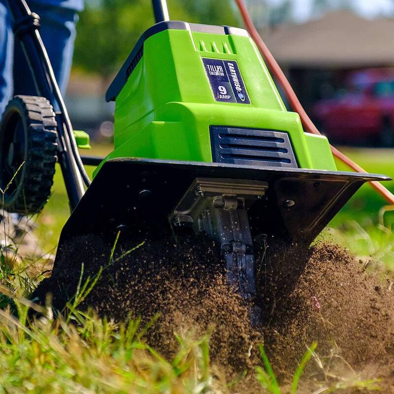 EARTHWISE POWER TOOLS BY ALM 12 in. 9 Amp Electric Garden Tiller Cultivator - TC70090EW