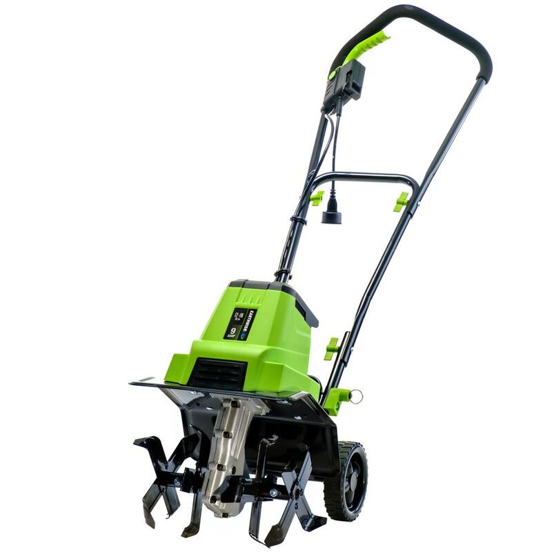 EARTHWISE POWER TOOLS BY ALM 12 in. 9 Amp Electric Garden Tiller Cultivator - TC70090EW