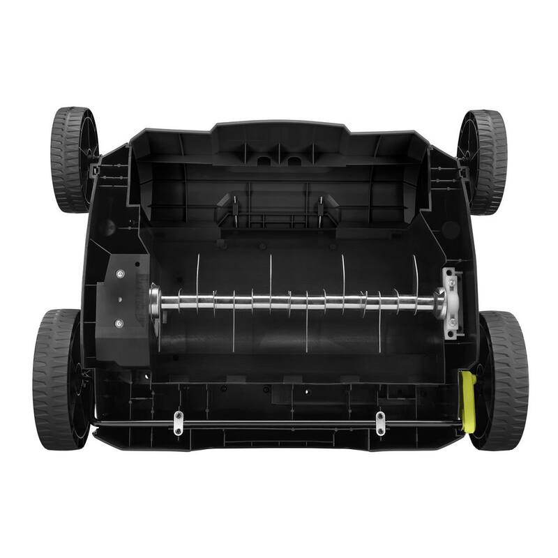 RYOBI ONE+ HP 18V Brushless 14 in. Cordless Battery Dethatcher/Aerator Cultivator with (4) 4.0 Ah Batteries and (2) Charger - P2740-BK