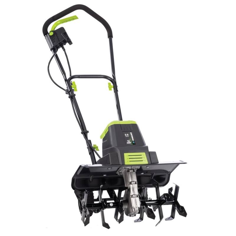 EARTHWISE POWER TOOLS BY ALM 18 in. 14 Amp Electric Garden Tiller Cultivator - TC70018EW
